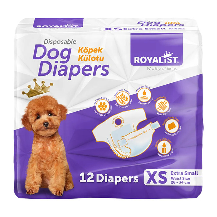 Köpekler İçin Külot Xs 12'li