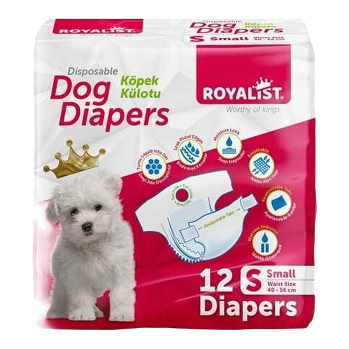 Royalist Köpek Külotu Small 40-56 Cm 12 Adet