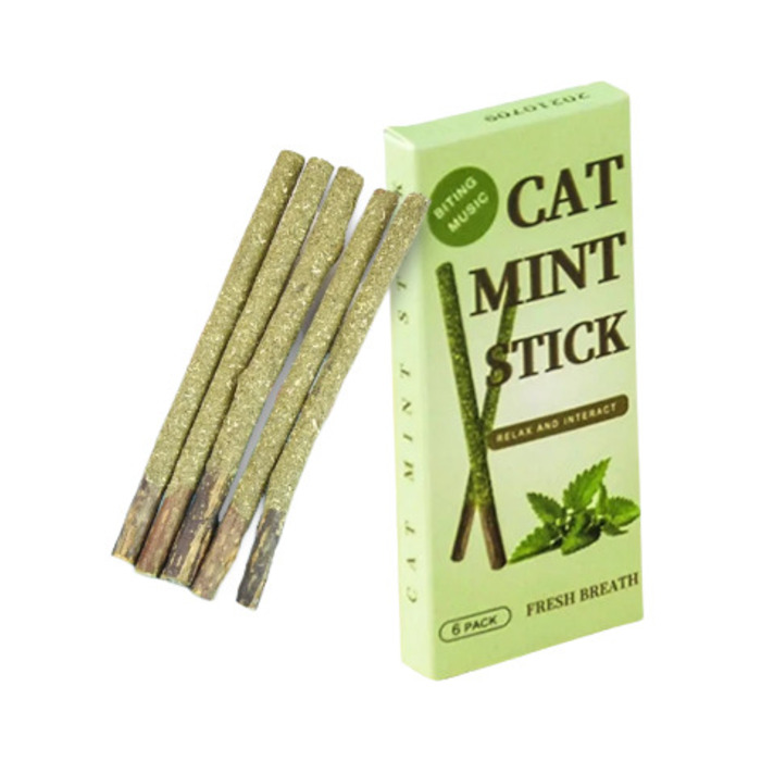 Cat Mint Stick Matatabi Mint Stick Catnip 6'lı
