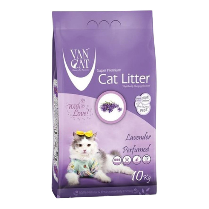 Van Cat İnce Taneli Lavanta Kokulu Kedi Kumu 10 kg
