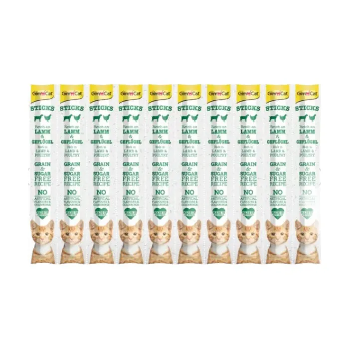 Kuzu Ve Tavuklu Kedi Sticks 10'lu 50 Gr