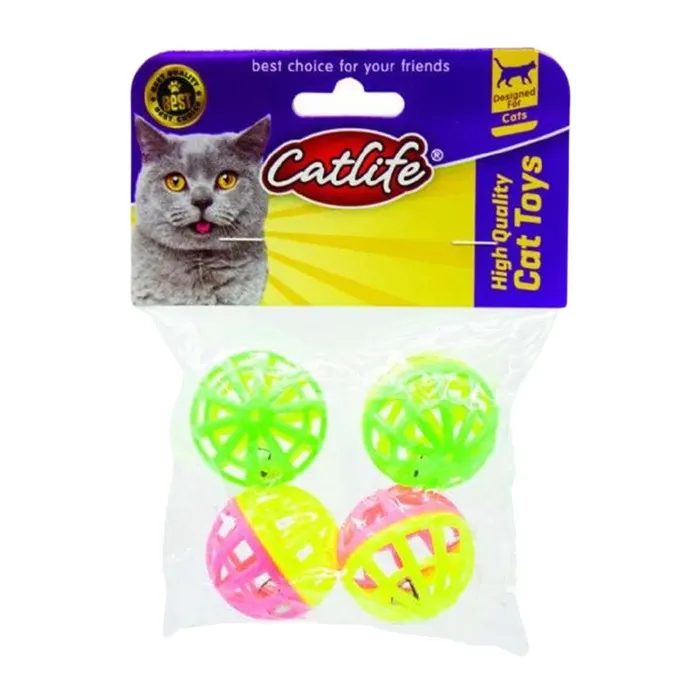 Catlife Zilli Kedi Oyuncak 4'lü