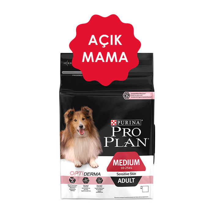 Açık Pro Plan Medium Adult Orta Irk Yetişkin Somonlu Köpek Maması 1 Kg