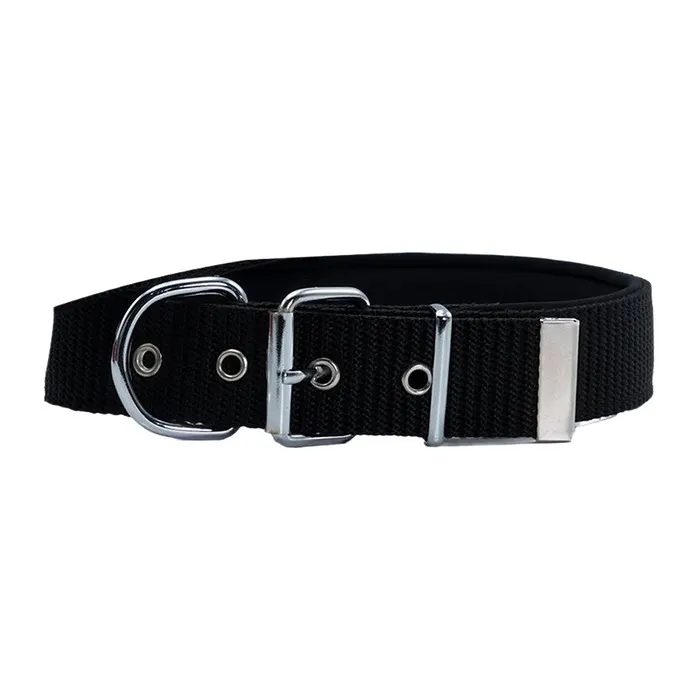 Comfort Yumusak Dokuma Köpek Boyun Tasmasi Siyah