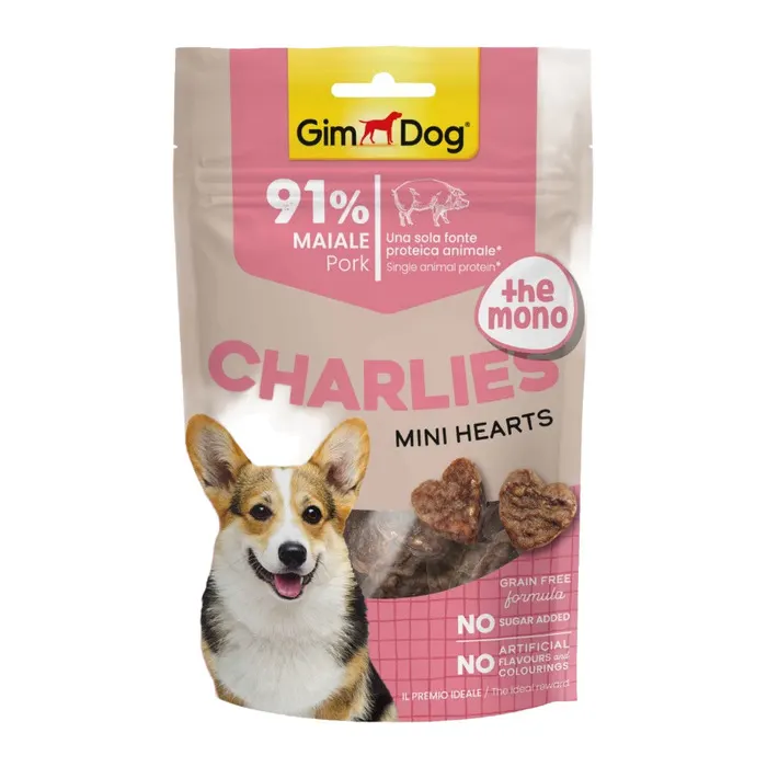 Charlies The Mono Mini Hearts Domuz Etli Köpek Ödülü 70 Gr