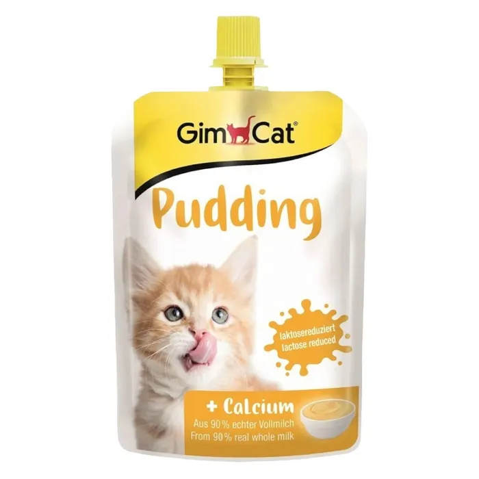 Gimcat Sütlü Kalsiyum İlaveli Kedi Ödül Pudingi 150 Gr