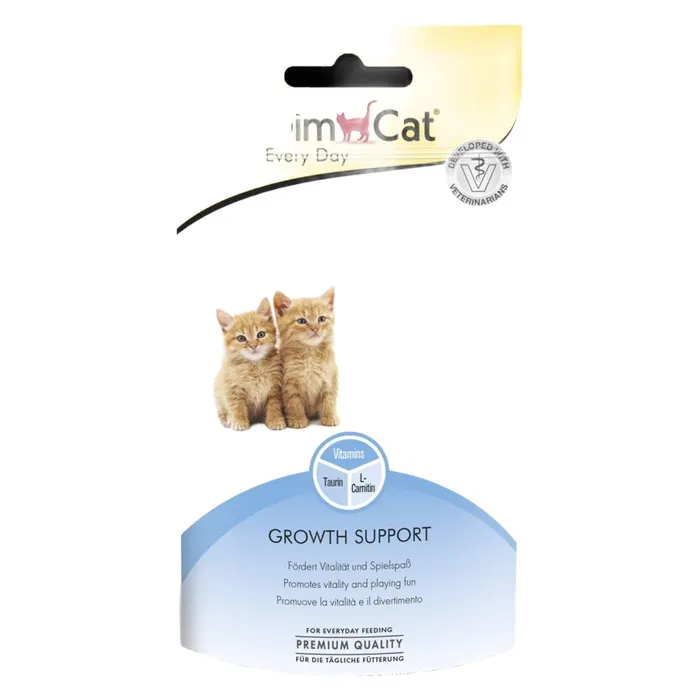 Gimcat Kitten Tabs Yavru Kediler İçin Taurinli Multivitamin Kedi Ödülü 40gr