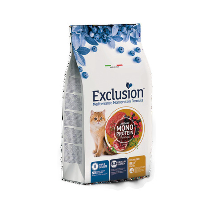 Düşük Tahıllı Monoprotein Sığır Etli Kısırlaştırılmış Kedi Maması 1,5 Kg