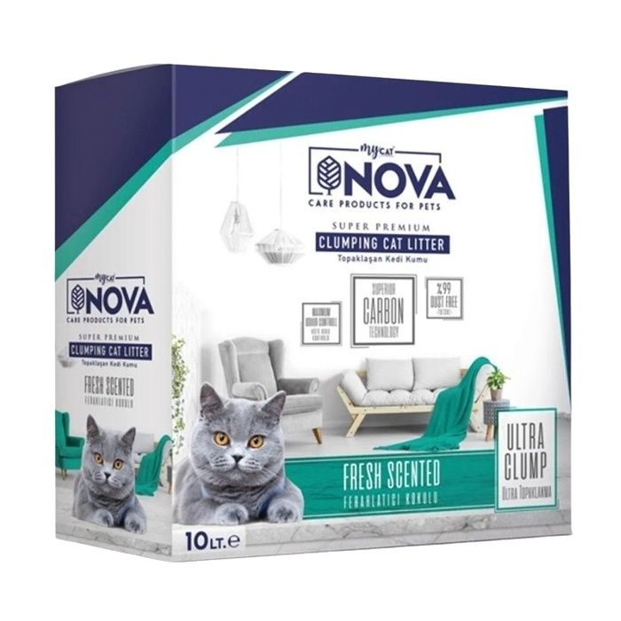 Mycat Nova Ferahlatıcı Koku Premium Kedi Kumu 10lt