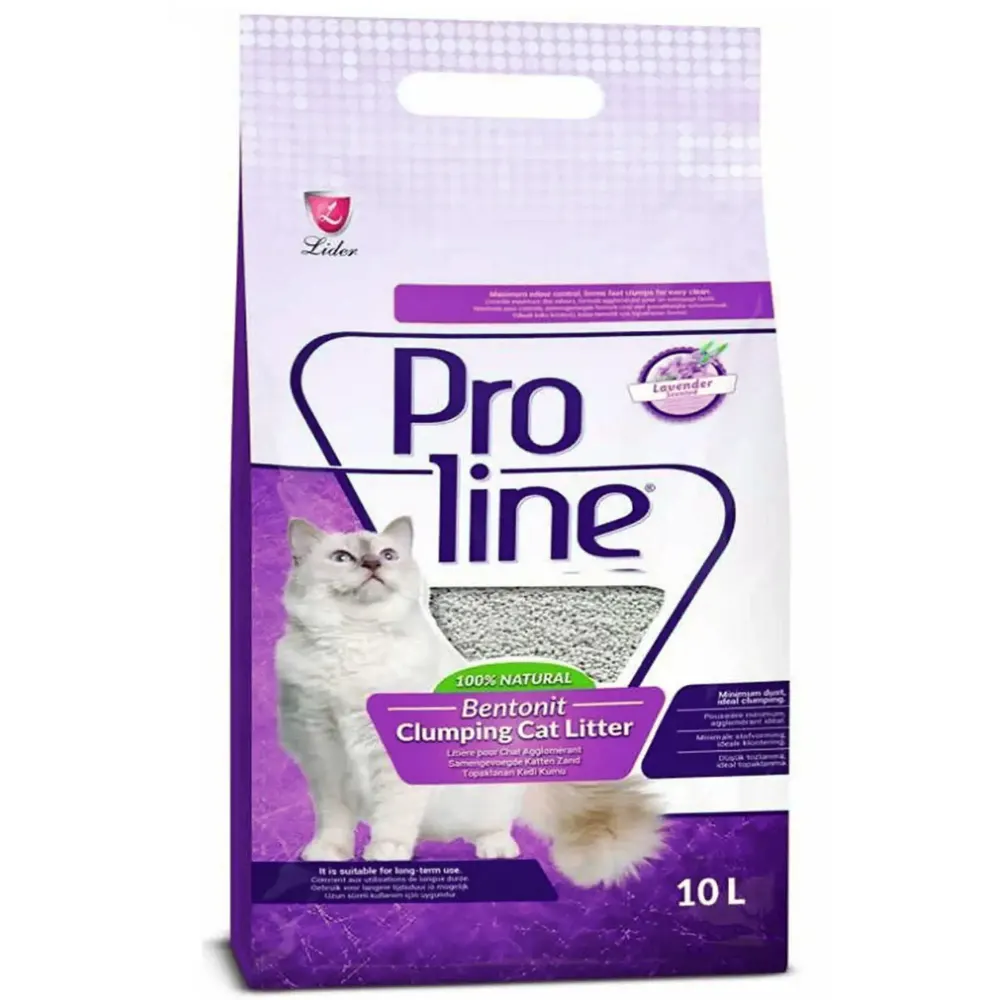 Proline Bentonit Lavanta Kokulu Kedi Kumu 10 L