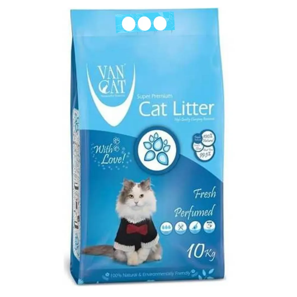 Vancat W225 Fresh Kokulu Ince Taneli Kedi Kumu 10 L