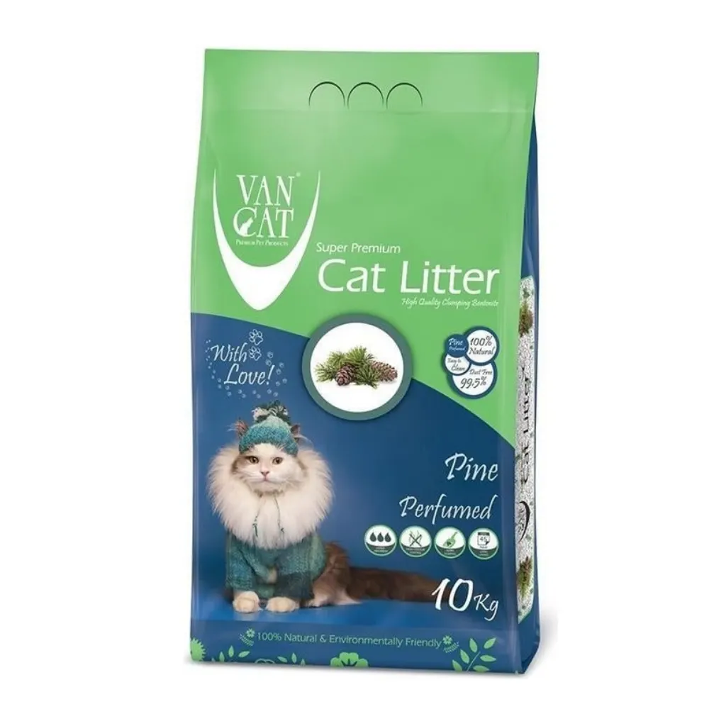 Vancat W225 Çam Kokulu Ince Taneli Kedi Kumu 10 L