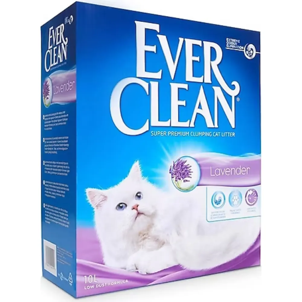 Ever Clean Lavanta Kokulu Topaklasan Kedi Kumu 10 L