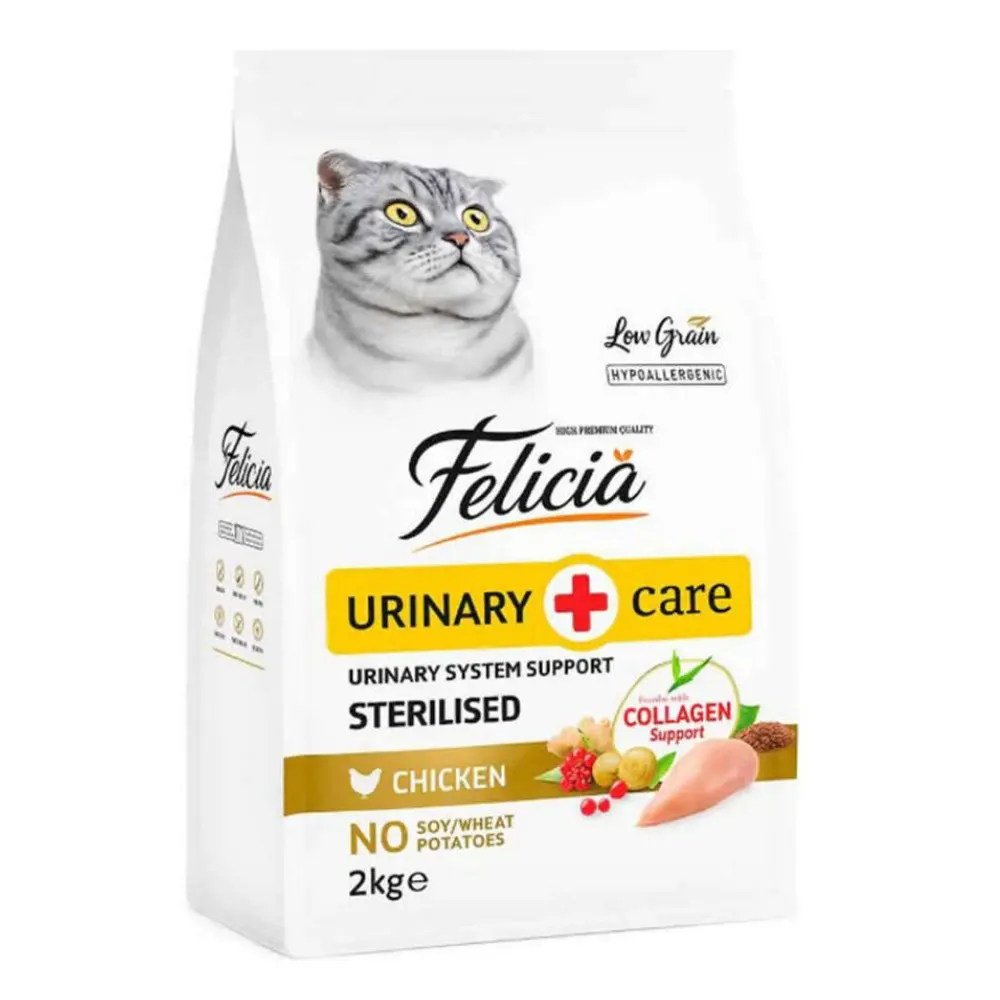 Felicia Urinary Care Kısırlaştırılmış Yetişkin Kedi Maması Tavuklu