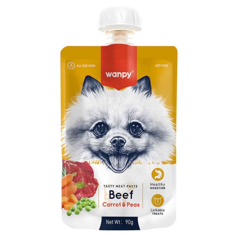Wanpy Tasty Meat Paste Köpek Et Ezmesi Sığır Etli 90 Gr