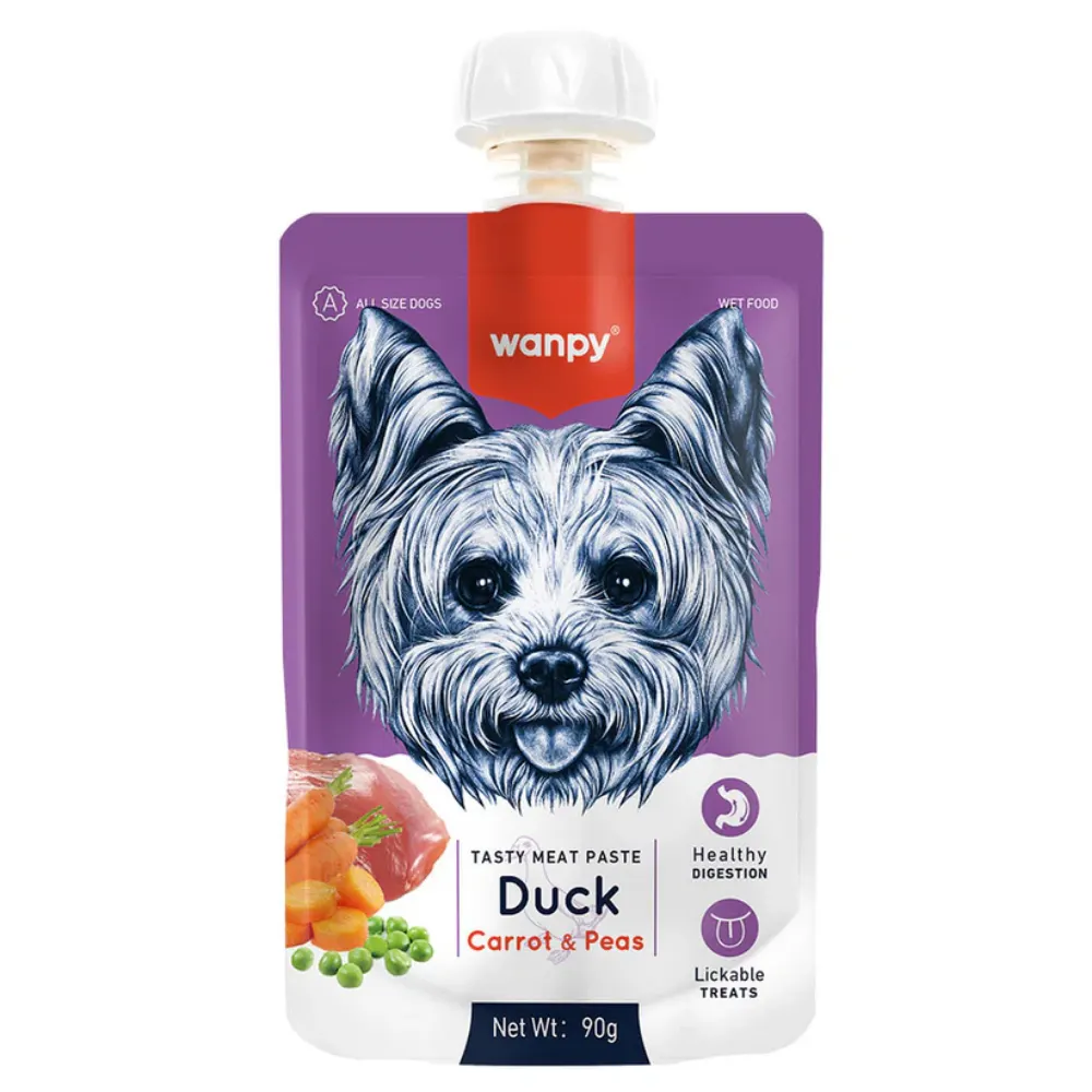 Wanpy Tasty Meat Paste Köpek Et Ezmesi Ördekli 90 Gr