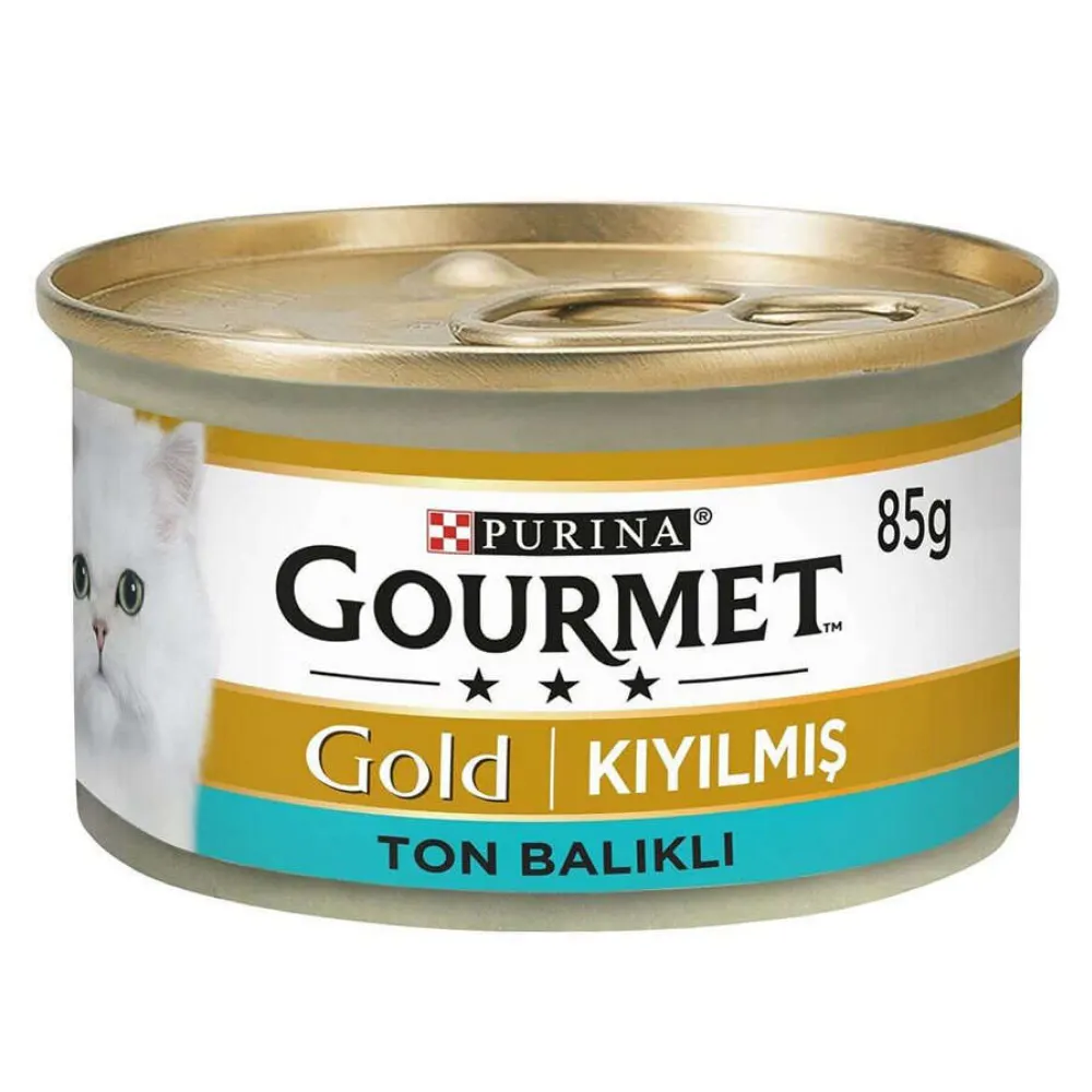 Purina Gourmet Gold Kiyilmis Ton Balıklı Kedi Konservesi