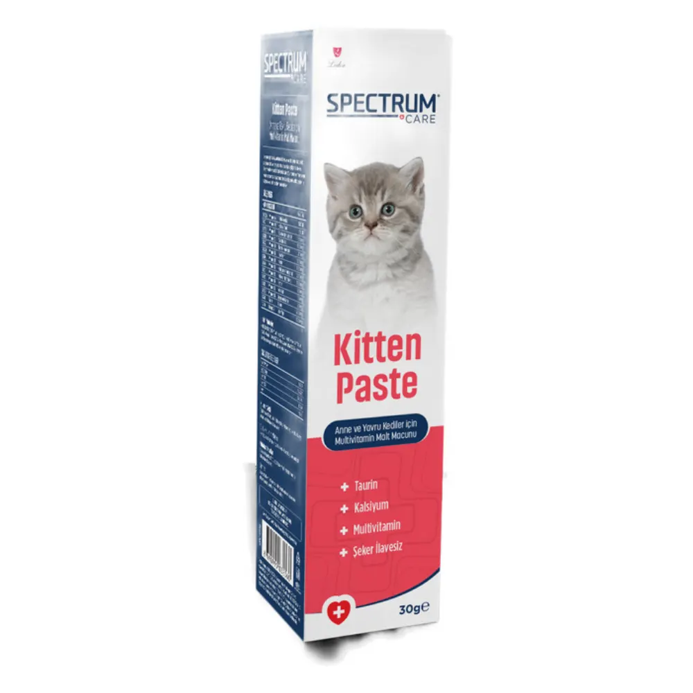Spectrum Care Anne Ve Yavru Kediler İçin Kitten Paste Multivitaminli Malt Paste 30 Gr