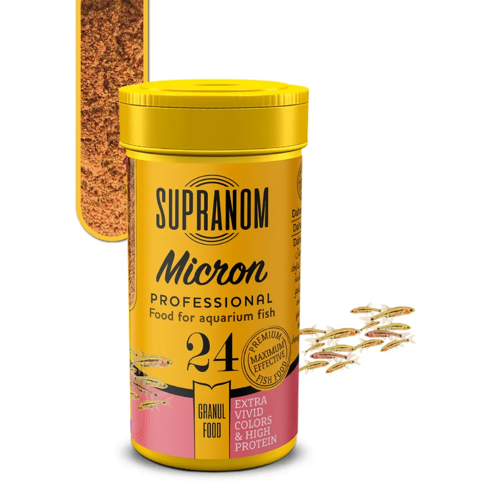 Supranom Yeni Doğmuş Balık Yemi Micron Granul Food 100ml (24)