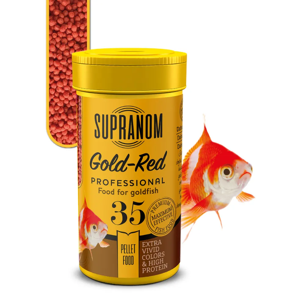 Supranom Japon Balık Yemi Gold-Red Pellet Food 100ml (35)
