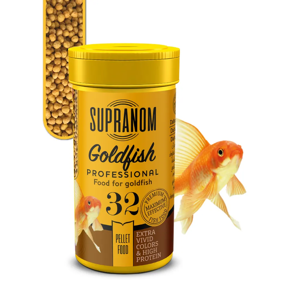 Supranom Japon Balık Yemi Goldfish Pellet Food 100ml (32)