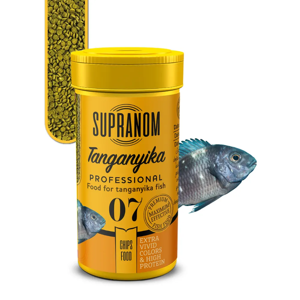 Supranom Tanganyika Balık Yemi Chips Food 100ml (07)