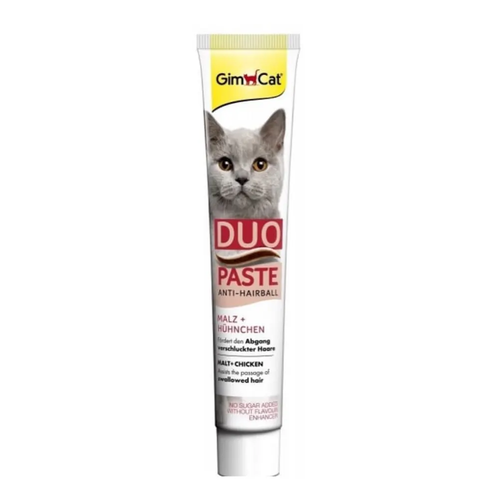 Duo Anti-Hairball Tüy Sağlığı İçin Tavuklu Kedi Macunu 50 Gr