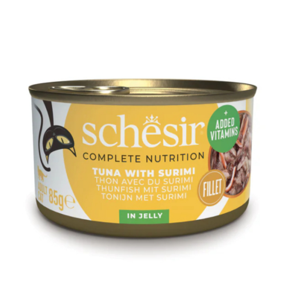 Schesir Jelly Ton Balıklı ve Yengeçli Kedi Konservesi 85gr