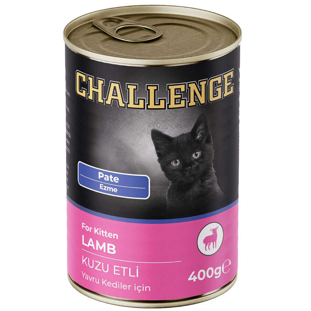 Challange Yavru Kedi Yaş Maması Kuzu Etli Konserve 400 Gr
