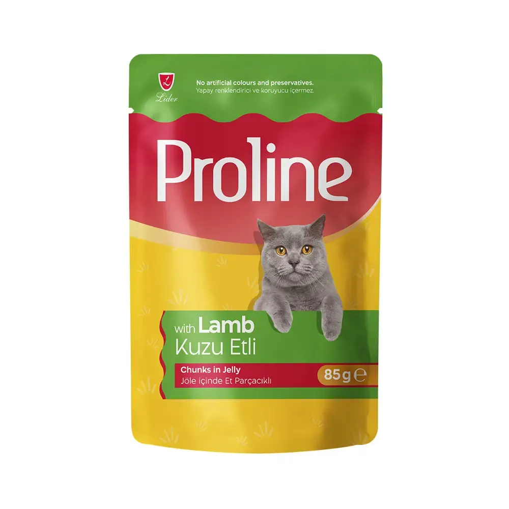 Proline Pouch Pate Yaş Kedi Maması Kuzu Etli 85 Gr