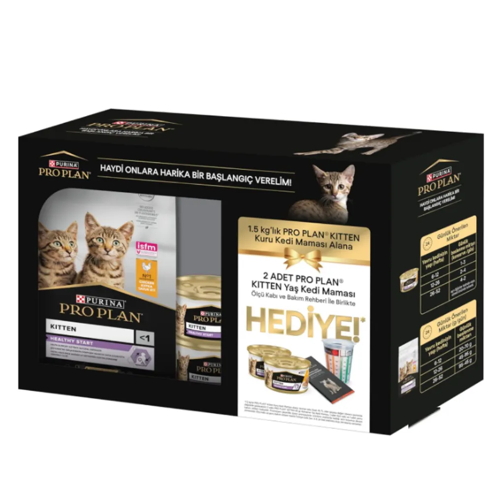 Proplan Kitten Yavru Kedi Maması 1,5 KG Yaş Mama Hediyeli