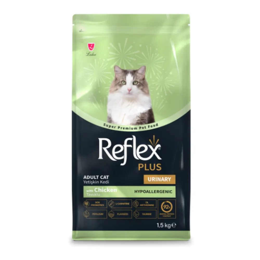Reflex Plus Hipoalerjenik Urinary Tavuklu Yetişkin Kedi Maması 1,5 kg