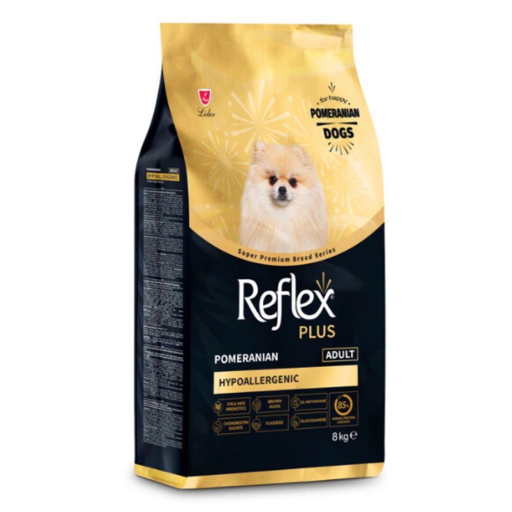 Reflex Plus Hipoalerjenik Pomeranian Yetişkin Köpek Maması 8kg