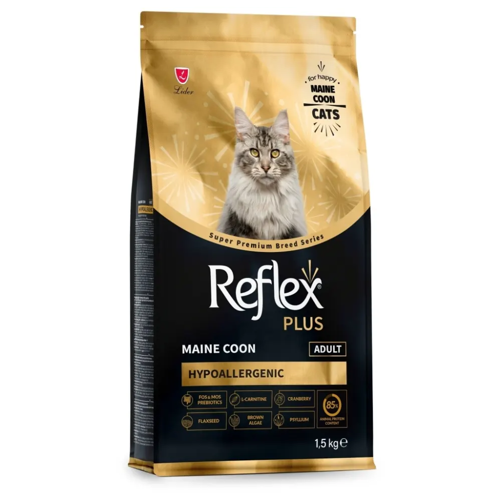 Reflex Plus Hipoalerjenik Maine Coon Yetişkin Kedi Maması 1,5 kg