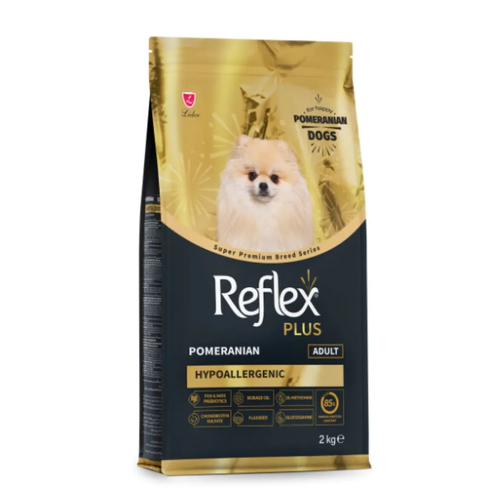 Reflex Plus Hipoalerjenik Pomeranian Yetişkin Köpek Maması 2 kg