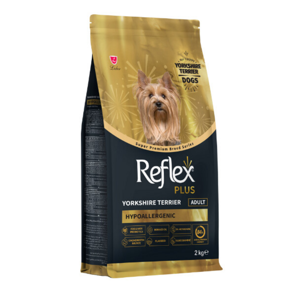 Reflex Plus Hipoalerjenik Yorkshire Terrier Yetişkin Köpek Maması 2 kg