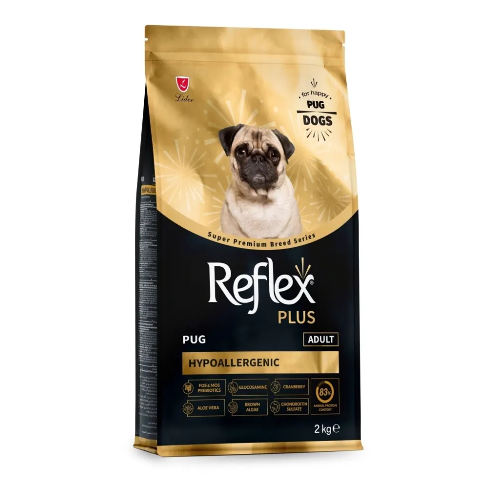 Reflex Plus Hipoalerjenik Pug Yetişkin Köpek Maması 2 kg
