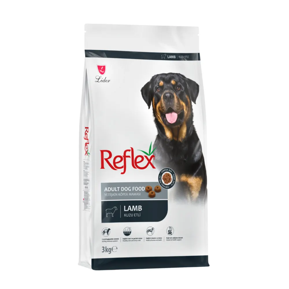Reflex Kuzulu Pirinçli Yetişkin Köpek Maması 3 kg