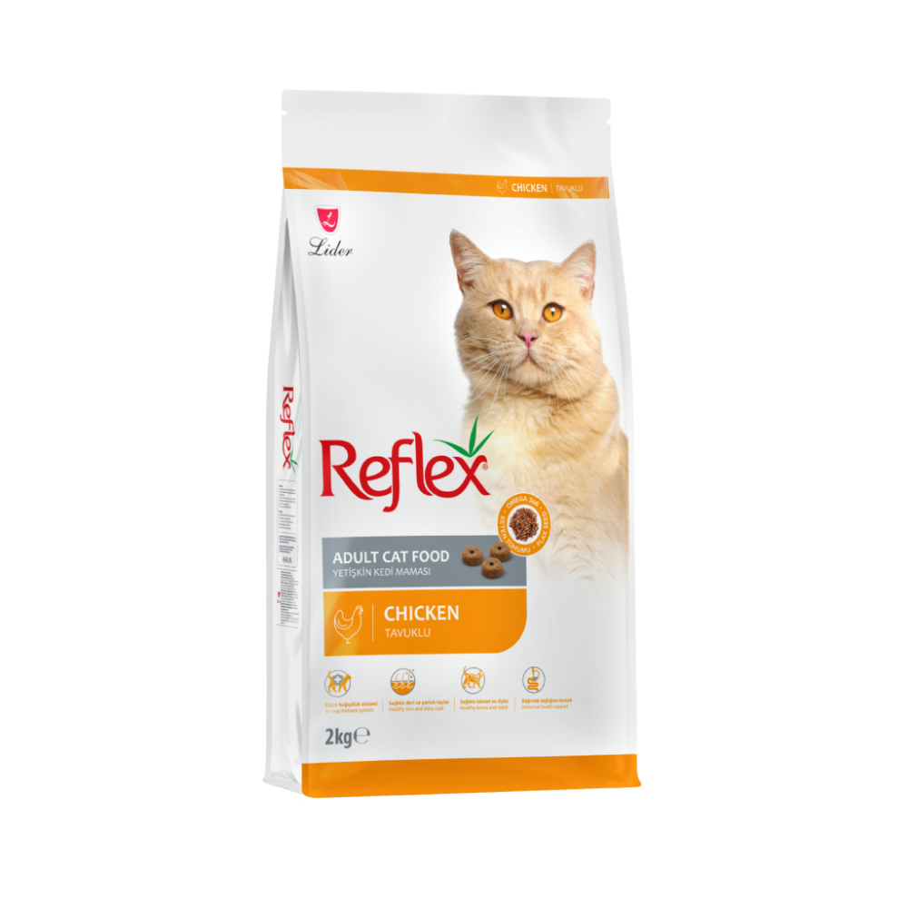 Reflex Tavuklu ve Pirinçli Yetişkin Kedi Maması 2 kg