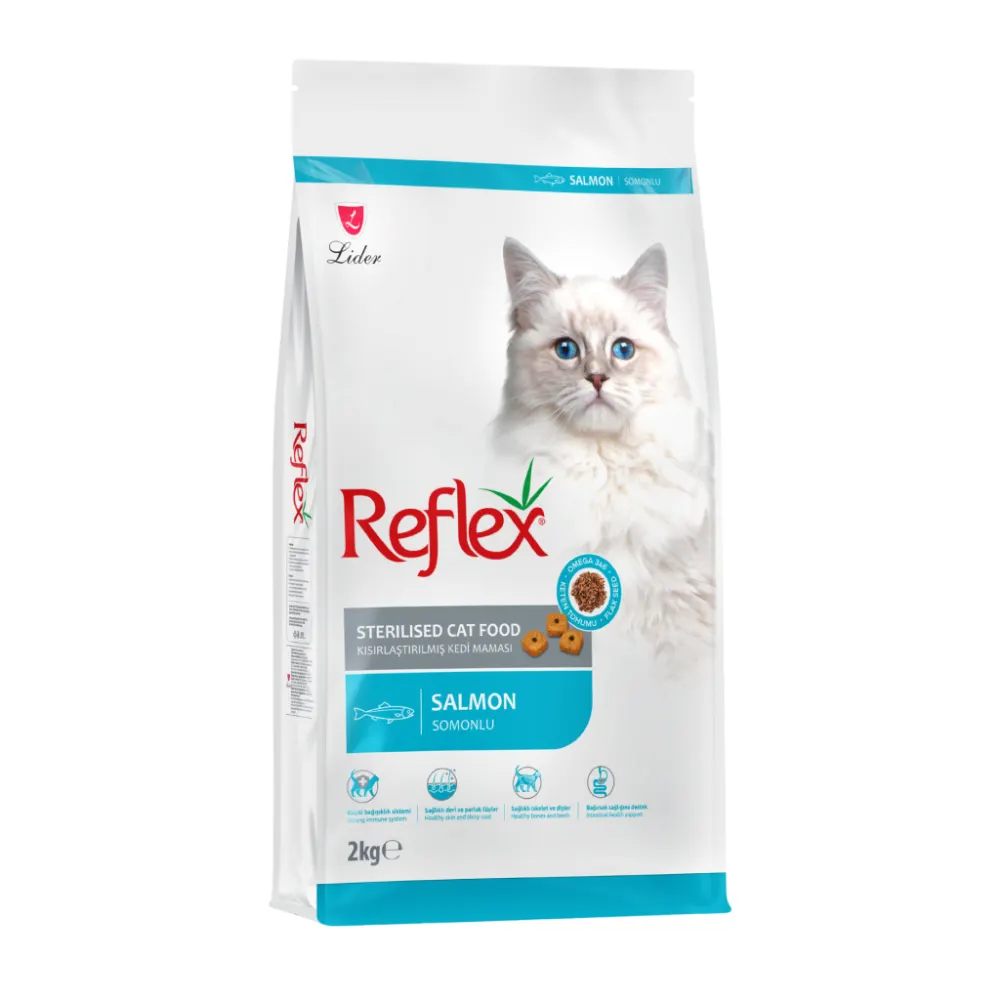 Reflex Somonlu ve Pirinçli Kısırlaştırılmış Kedi Maması 2 kg
