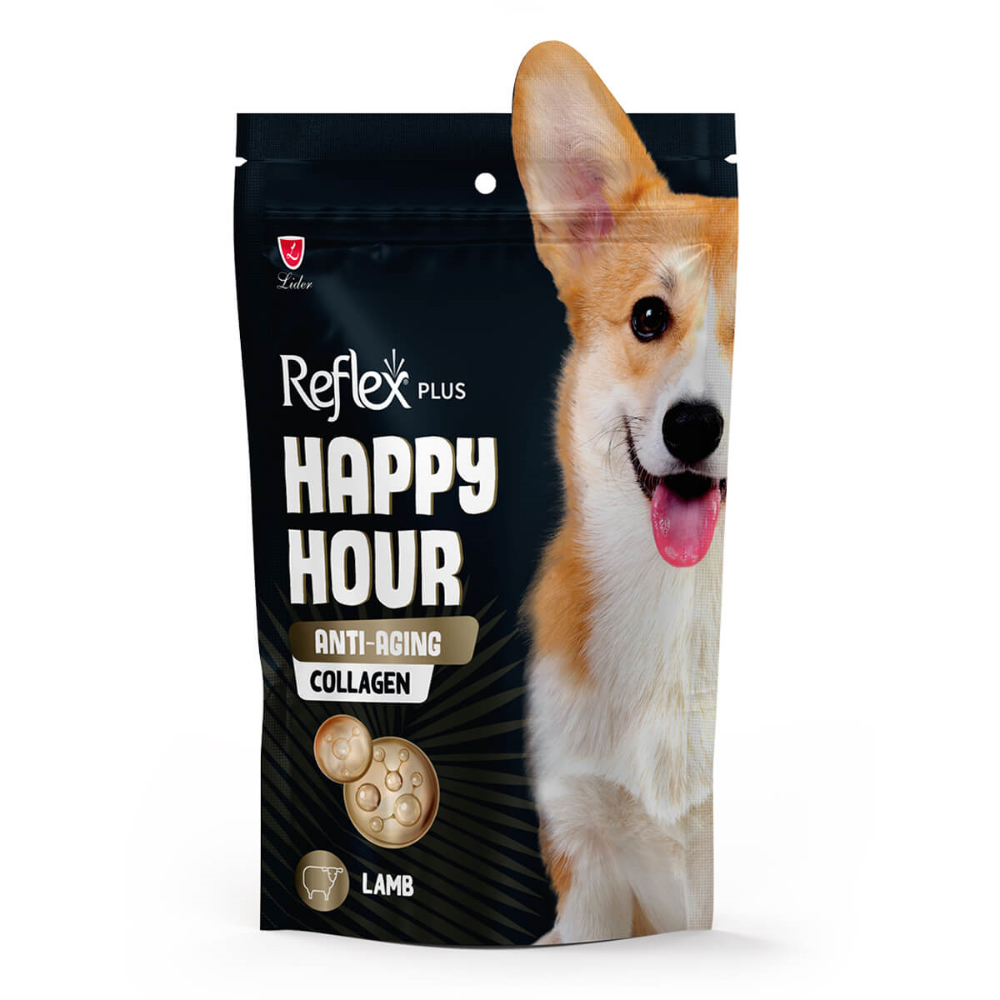 Reflex Plus Happy Hour Anti-Aging Collegen Kuzulu Köpek Ödülü 60 Gr