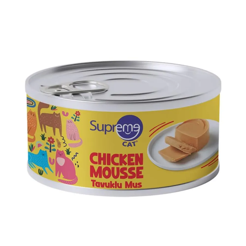 Supreme Cat Tavuklu Püre Kedi Konservesi 85 Gr