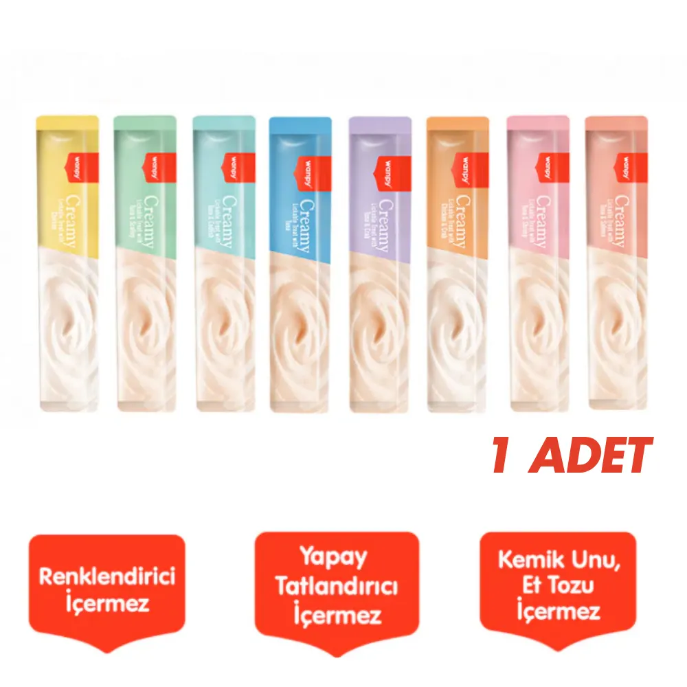 Wanpy Krema Kedi Ödül Maması 14 gr x 1 Adet