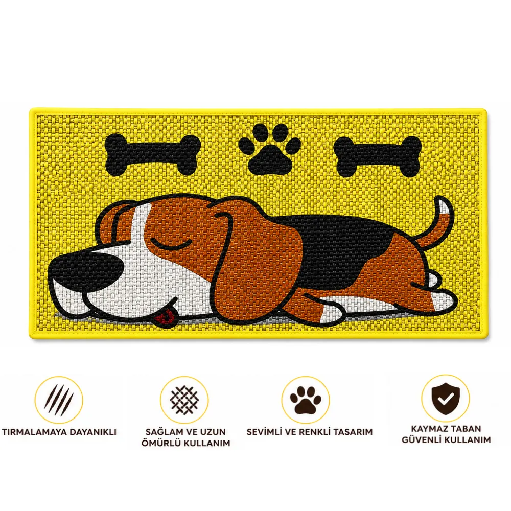 Alfipet Köpek Desenli Tırmalama Halısı & Paspası