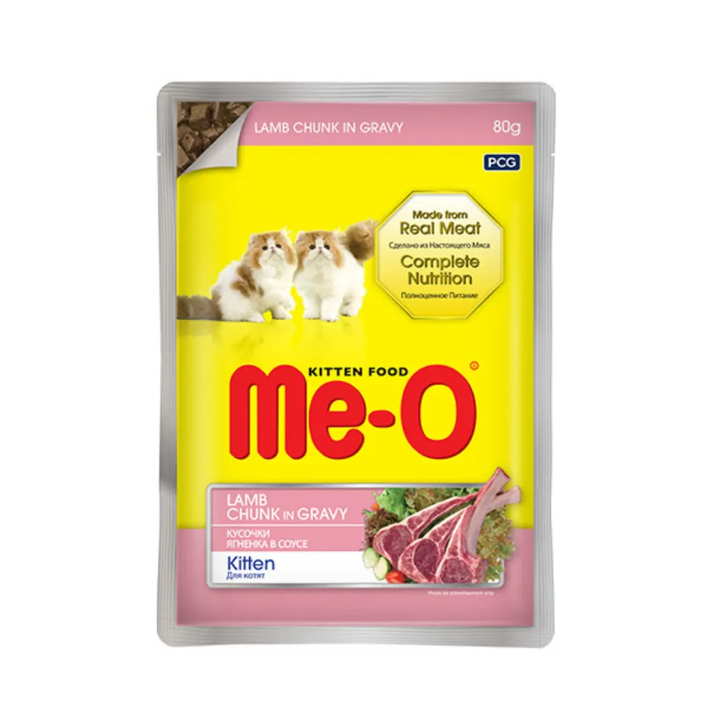 Me-O Sos İçinde Kuzu Etli Yavru Kedi Konservesi 80gr