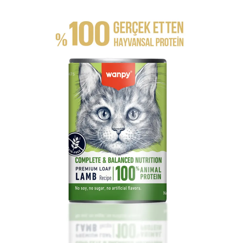 Wanpy Kuzulu Ezme Kedi Konservesi 375 gr