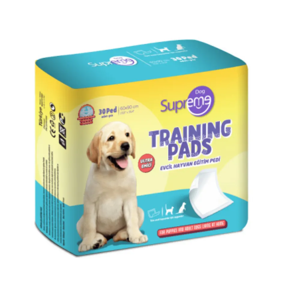 Supreme Dog Köpekler İçin Ekstra Emici Çiş Eğitim Pedi 60x90cm (30'lu)