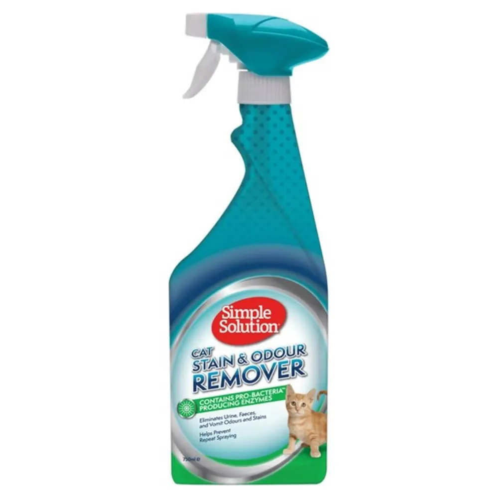 Simple Solution Kediler İçin Leke ve Koku Giderici Sprey 750ml