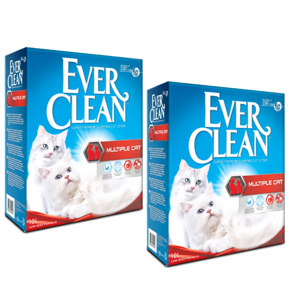 Ever Clean Multiple Çoklu Kullanıma Uygun Kedi Kumu 10 L 2 Adet