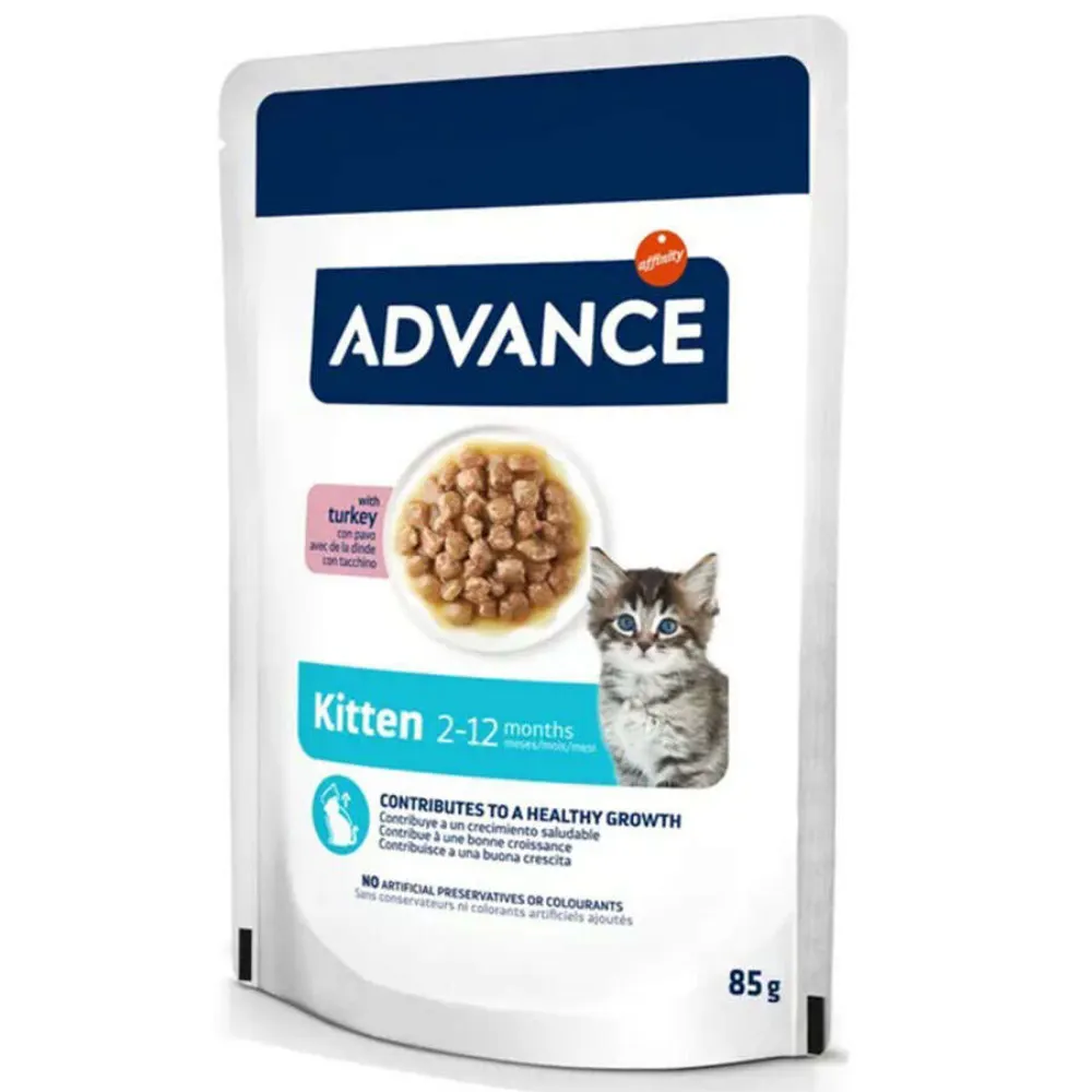 Advance Hindi Etli Yavru Kedi Yaş Maması 85 Gr